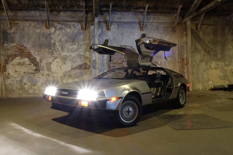 DeLorean Time Machine Model Car